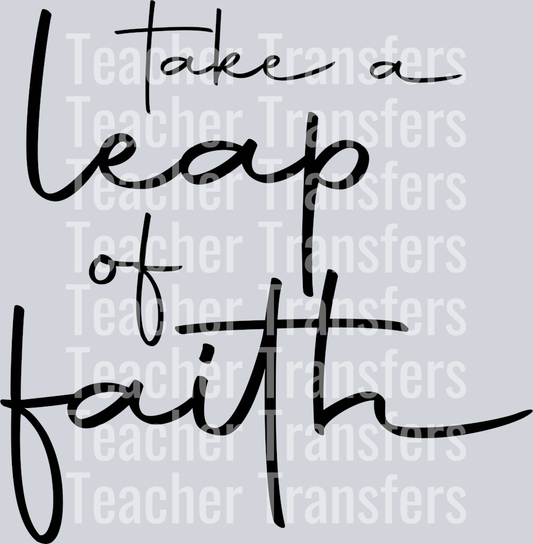 Take A Leap of Faith