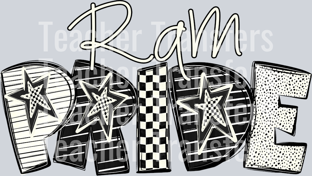 Ram PRIDE WORD ART TEMP