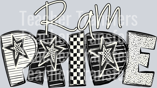 Ram PRIDE WORD ART TEMP