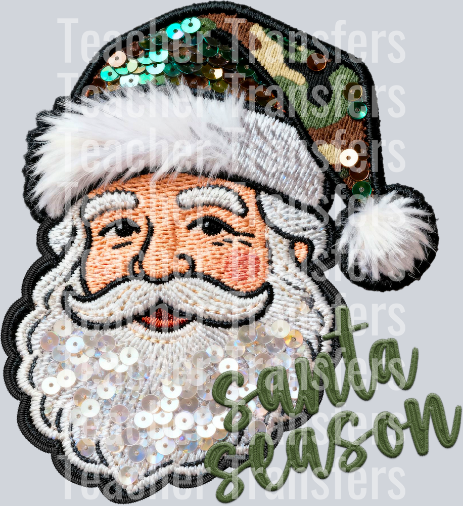 SANTA SEASON CAMO SANTA HWDS