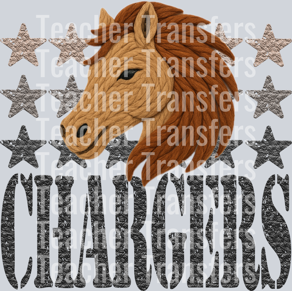 YARN MASCOTS CHARGERS