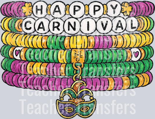 happy carnival stacked bracelet
