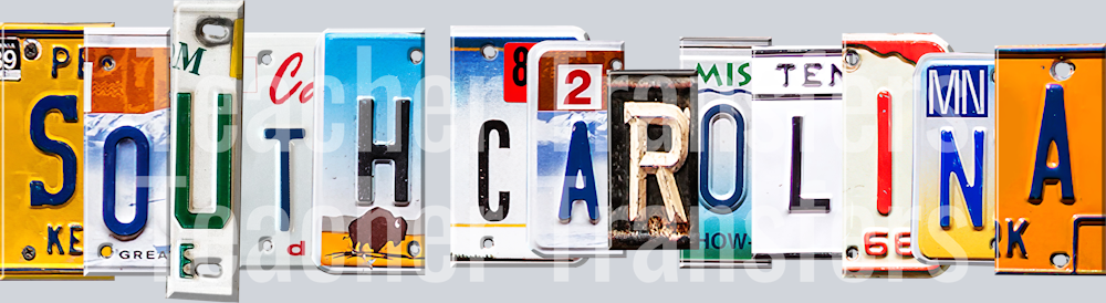 License Plate SOUTH CAROLINA
