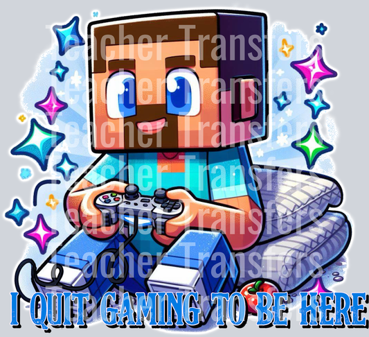 I quit gaming