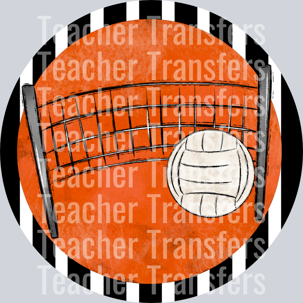 Volleyball Ornaments Orange