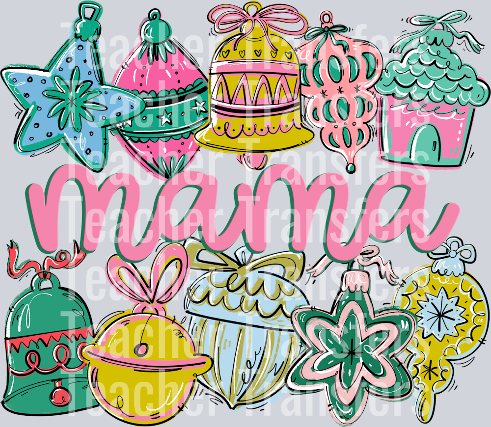 ORNAMENT NAME FRAME MAMA