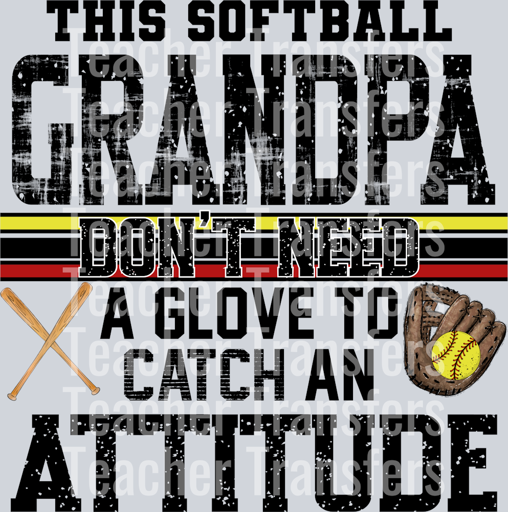 This Softball Grandpa Don’t Need A Glove