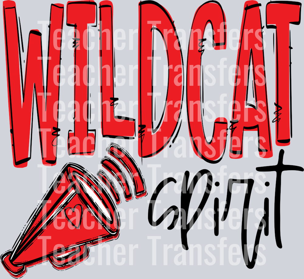 Team Go Spirit WILDCAT MEGAPHONE RED