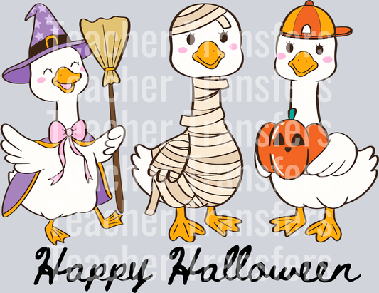 HAPPY HALLOWEEN DUCKS