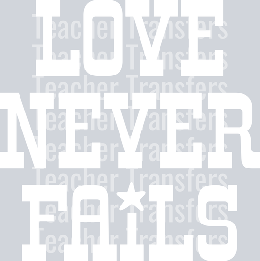 LoveNeverFails White
