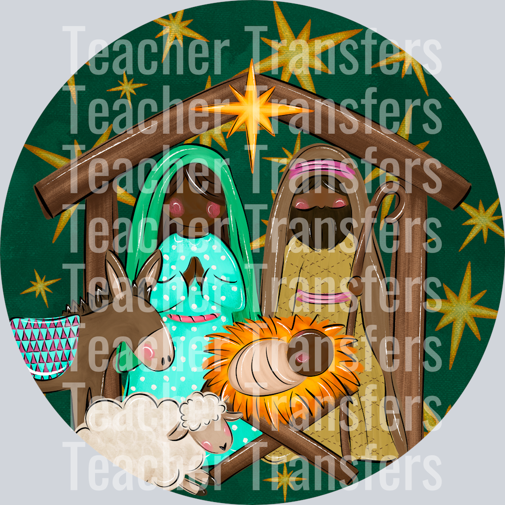 Nativity Ornament Dark