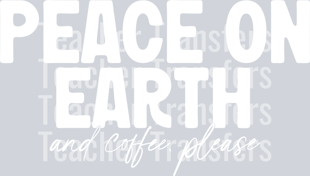 PeaceonEarthCoffee White