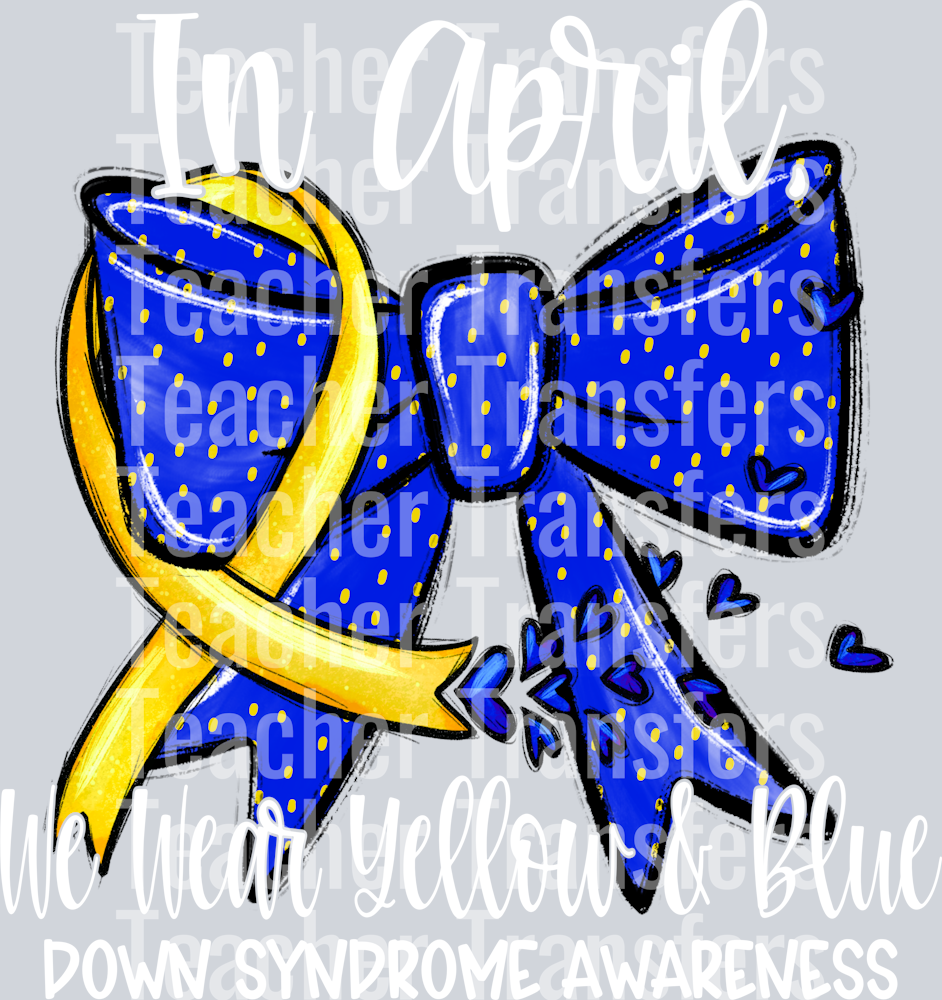 DownSyndromeAwarenessAprilWhite