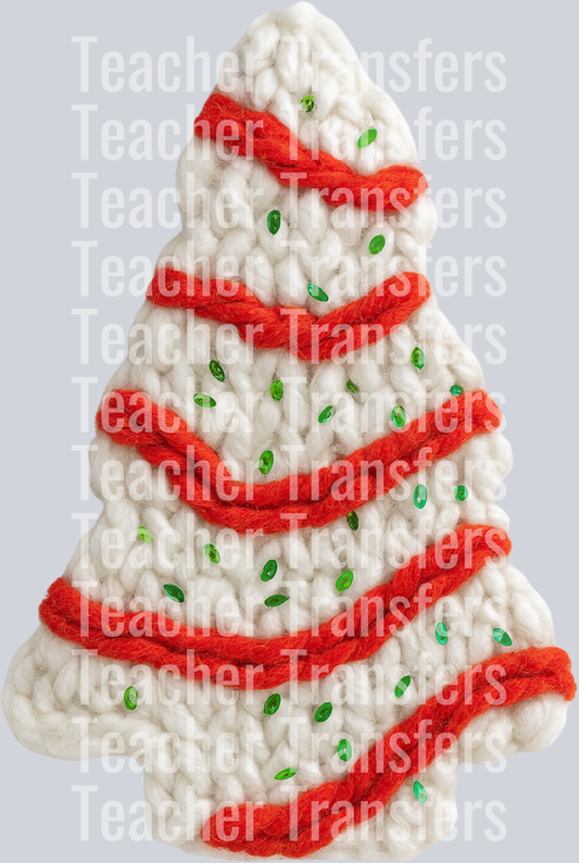 CHRISTMAS TREE FAUX YARN