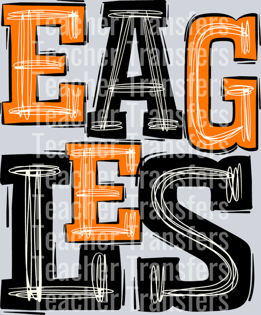 Eagles Black Orange