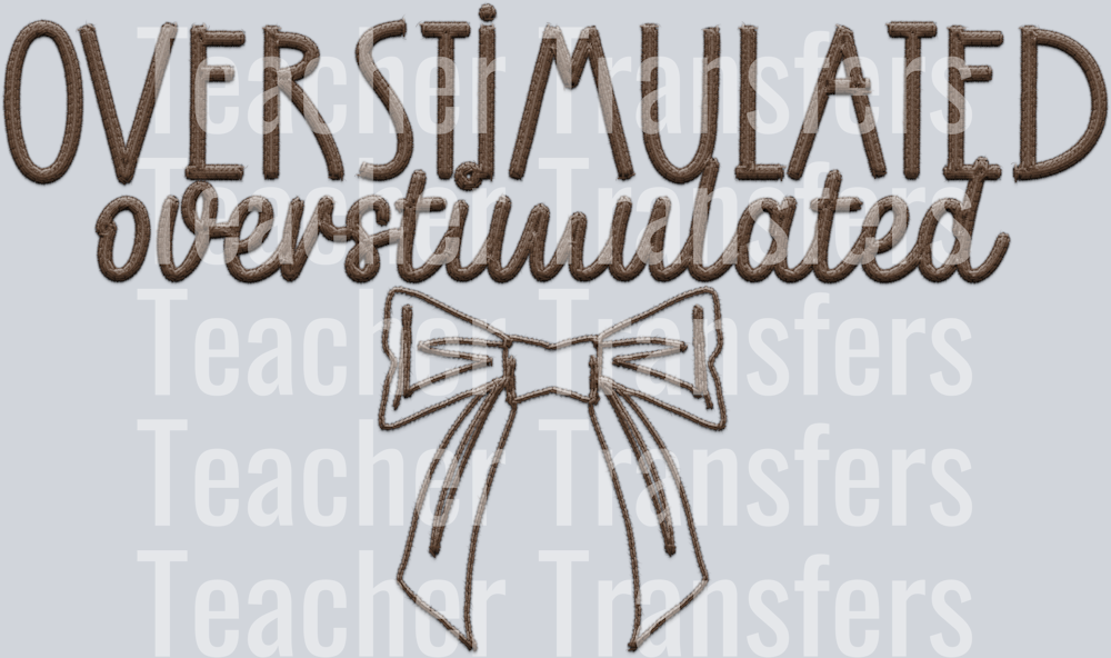 overstimulated brown thread hwds