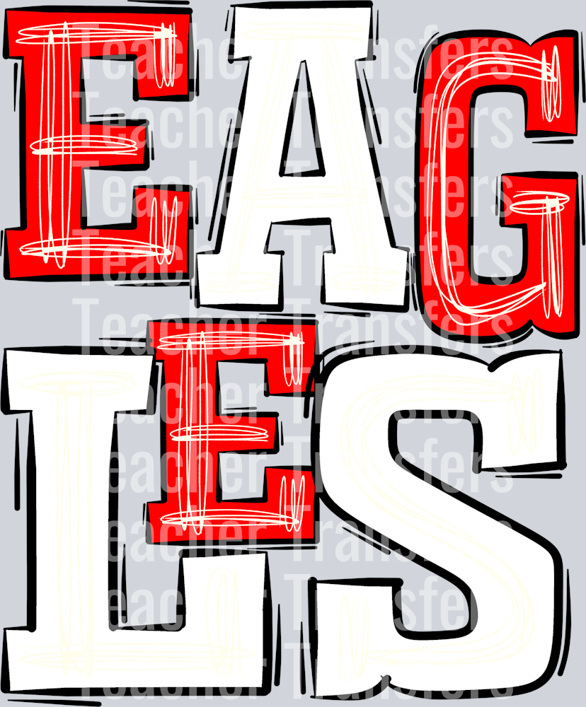 Eagles Red White