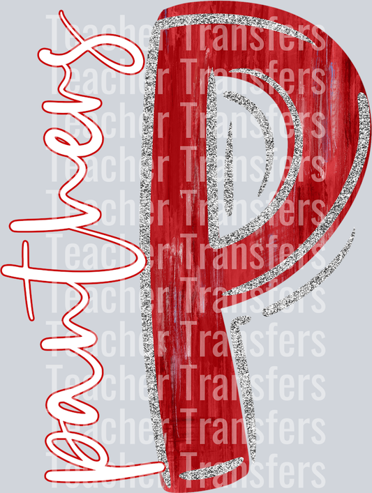 Panthers Red and Silver