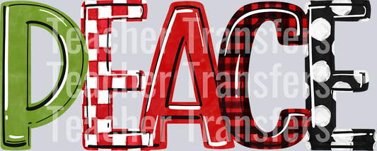 Peace Word Art