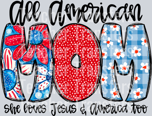 Mom patriotic