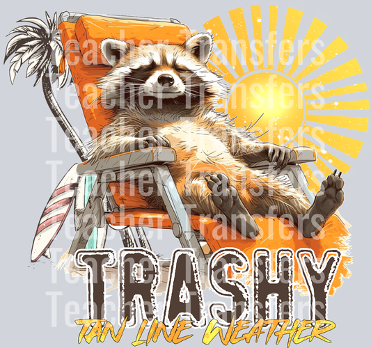 Trashy tan line weather