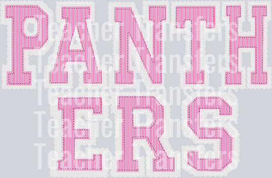 THE PREPSTER P PANTHERS PINK