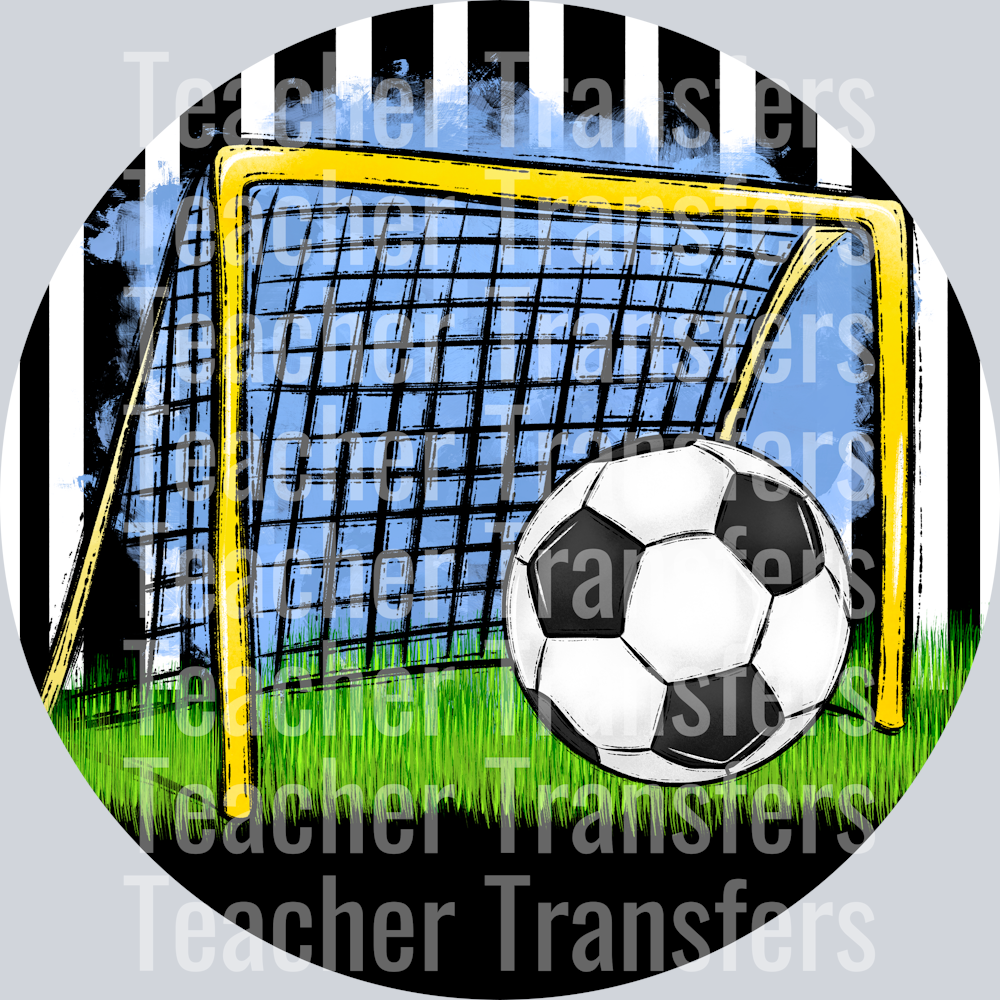 Soccer Bag Tag Ornaments BLUE