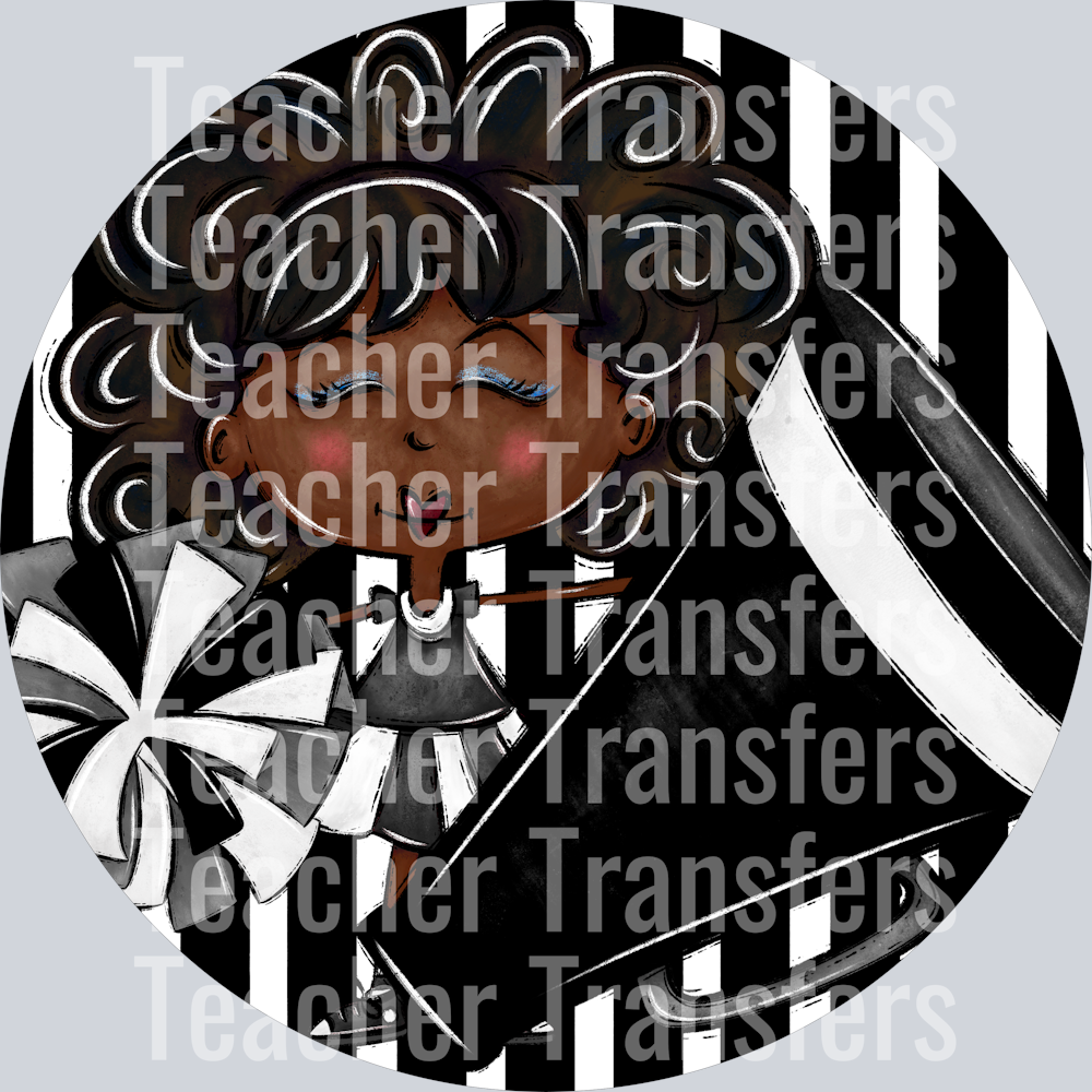 Cheer Bag Tags Black Dark