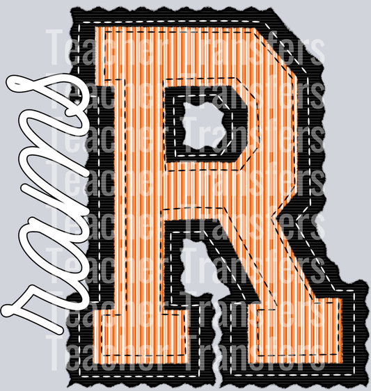 THE PREPSTER R RAMS ORANGE BLACK