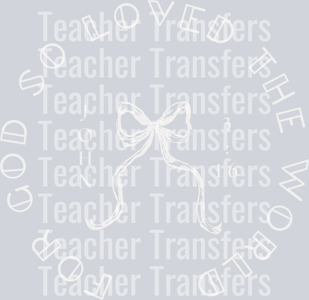 for god so loved the world