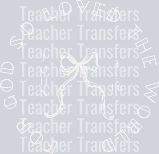 for god so loved the world