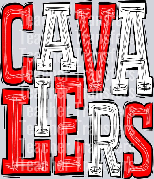 Cavaliers-red -White