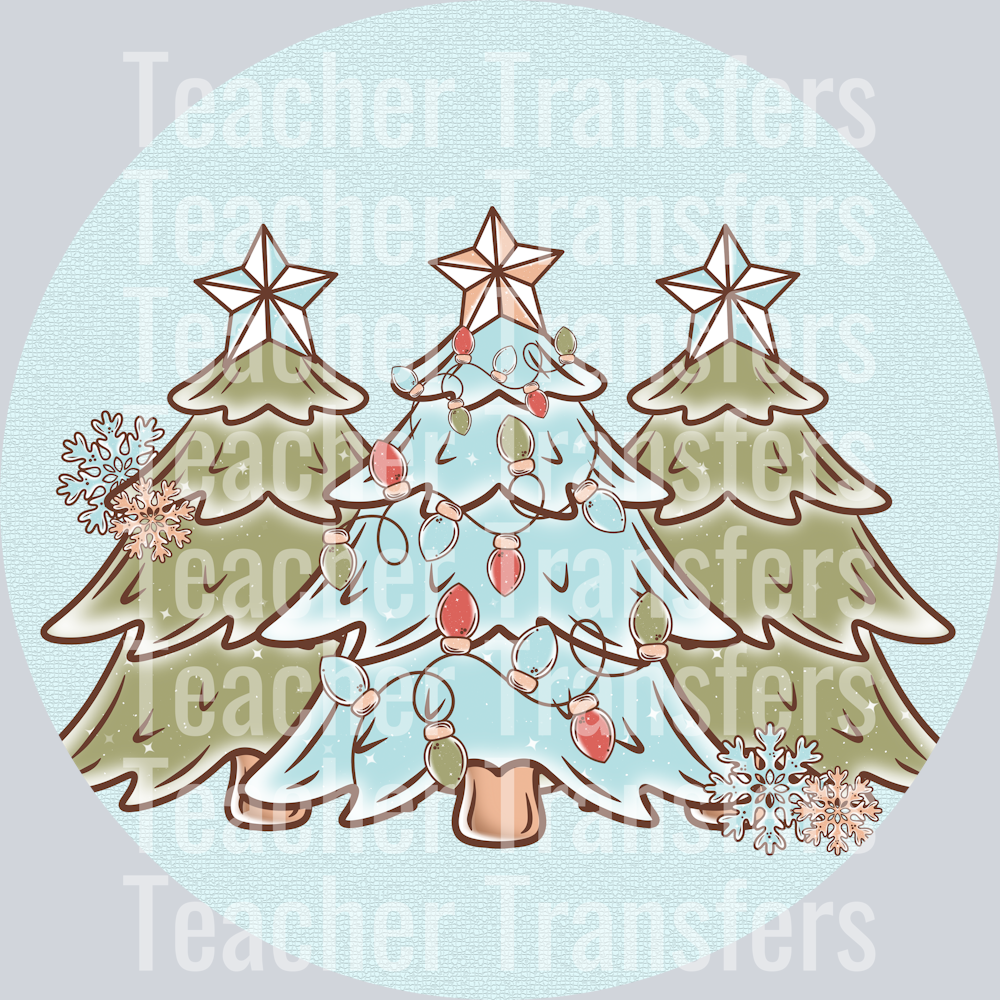 Boho Merry Christmas Ornament NO WORDS