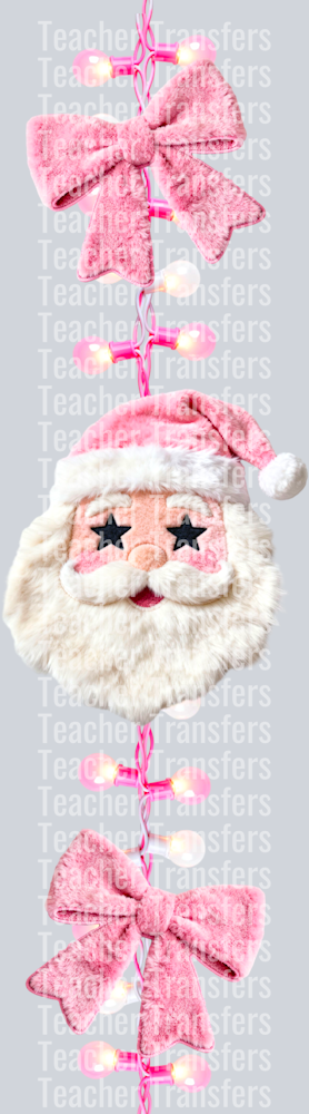 pink santa baby faux fur SLEEVE hwds