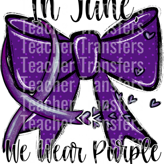 We Wear Purple Alzheimers