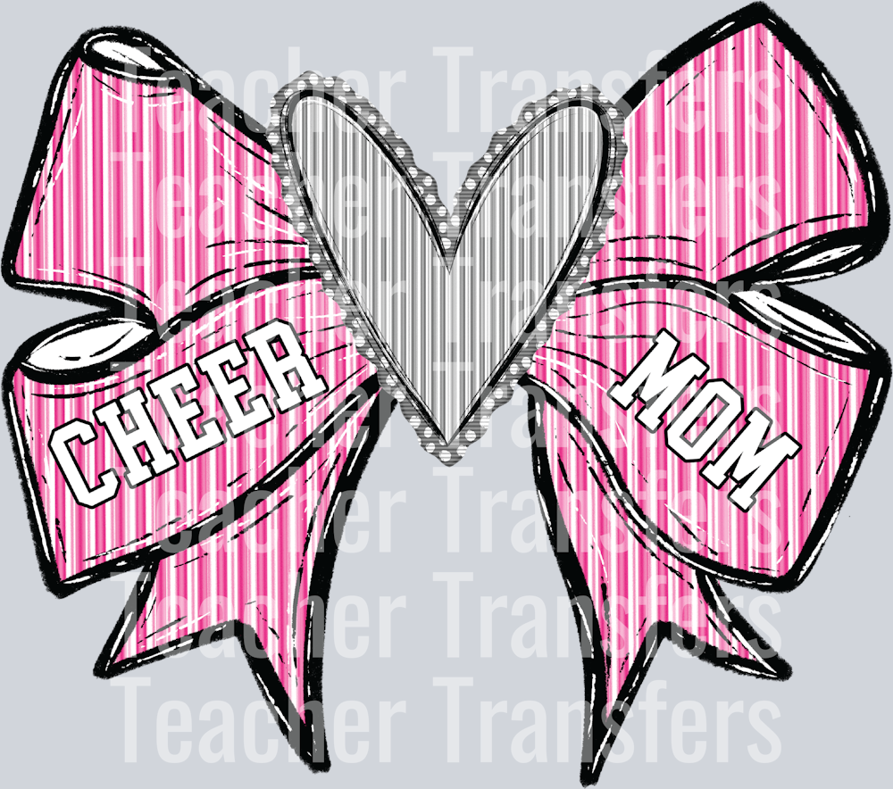 Cheer mom prepster bow
