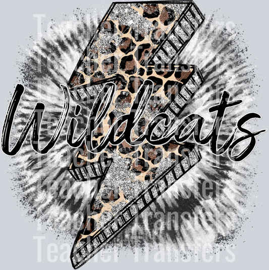 Wildcats Black Gray and Silver