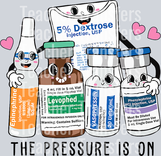 Pressure is On Sweatshirt Christmas Pharmacy Tech Nurse T-Shirt