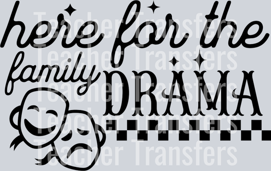 Here for the family drama black