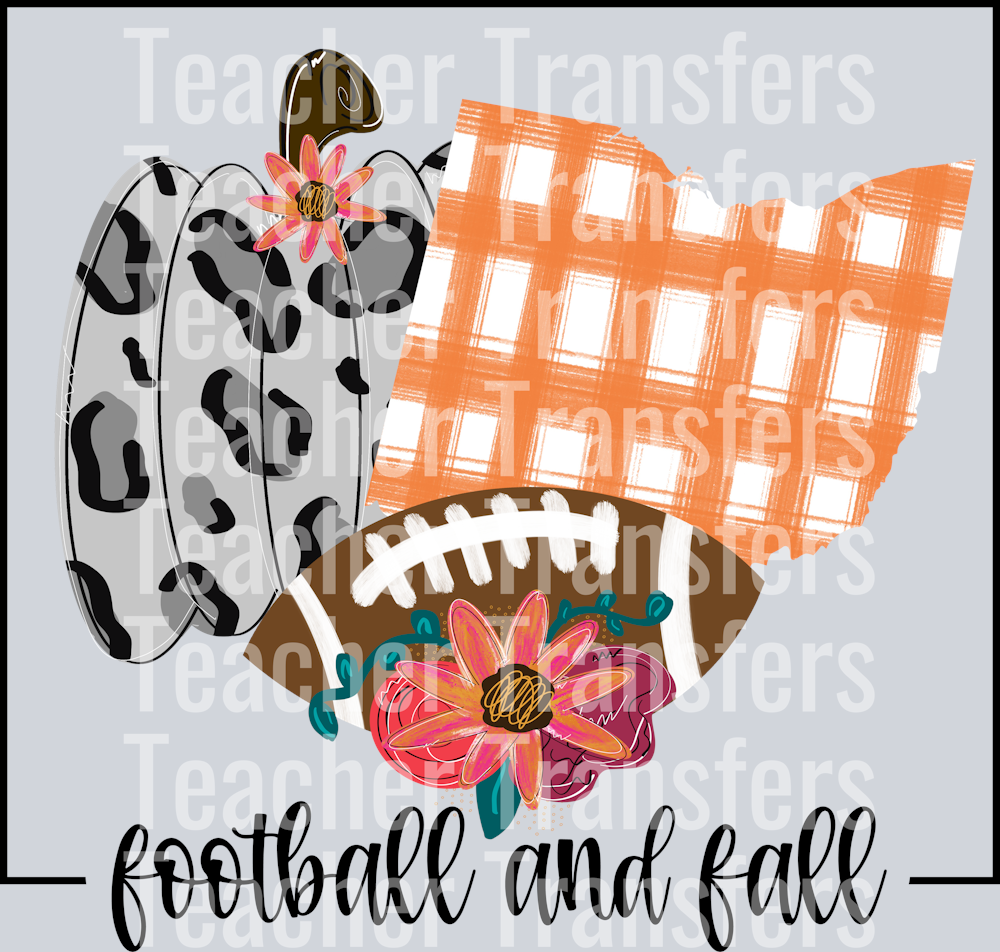 Fall Y_all Pumpkin and Football OHIO