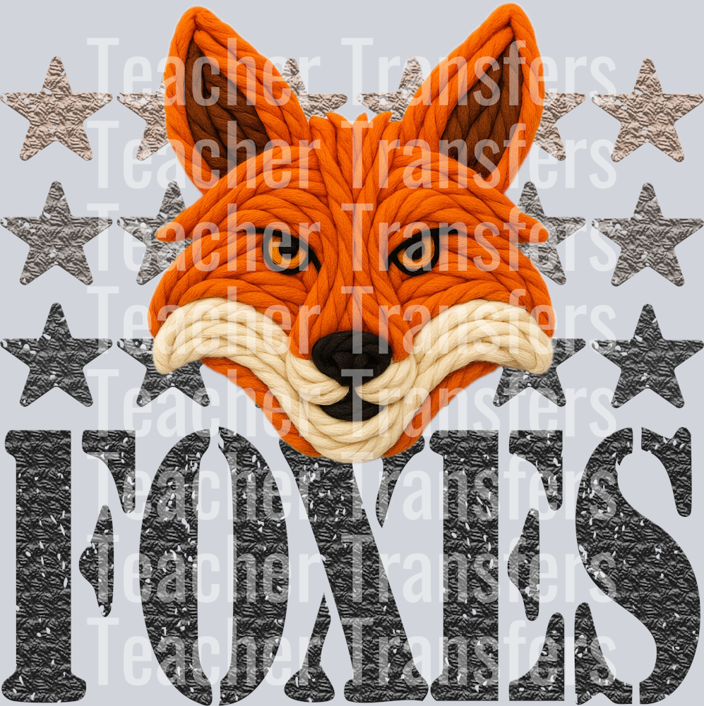 YARN MASCOTS FOXES