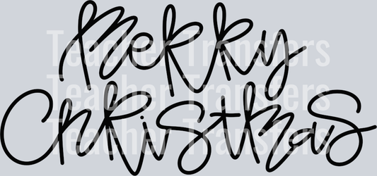 Merry Christmas Lettering PNG