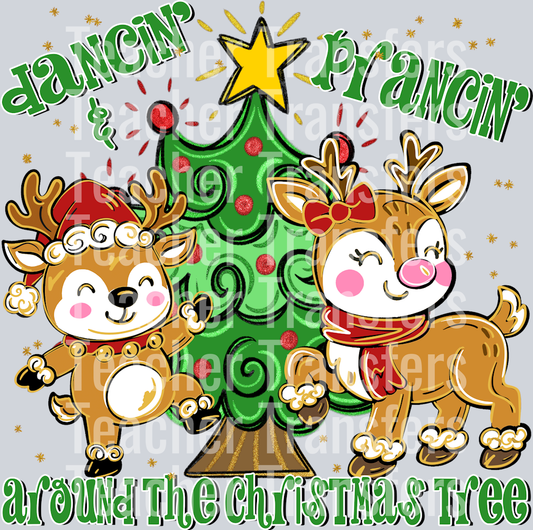 Dancin and Prancin Around the Christmas Tree