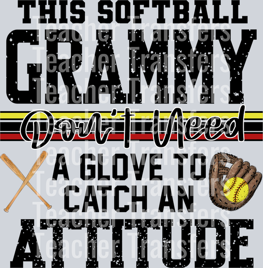 This Softball Grammy Don’t Need A Glove  2