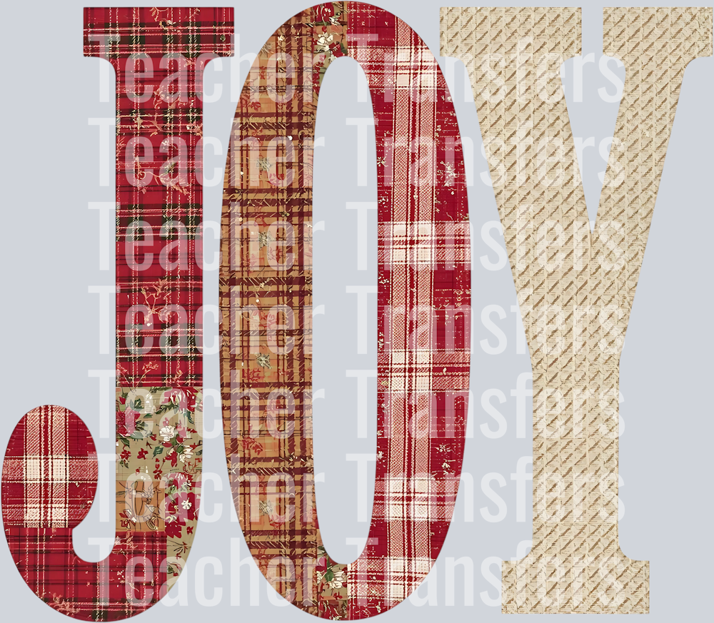 JOY CHRISTMAS PATCH
