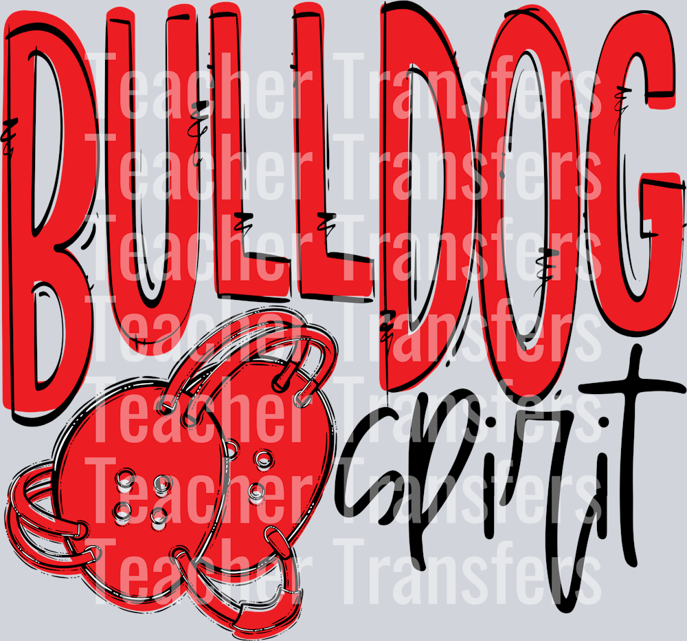 Team Go Spirit Bulldog Wrestling Red
