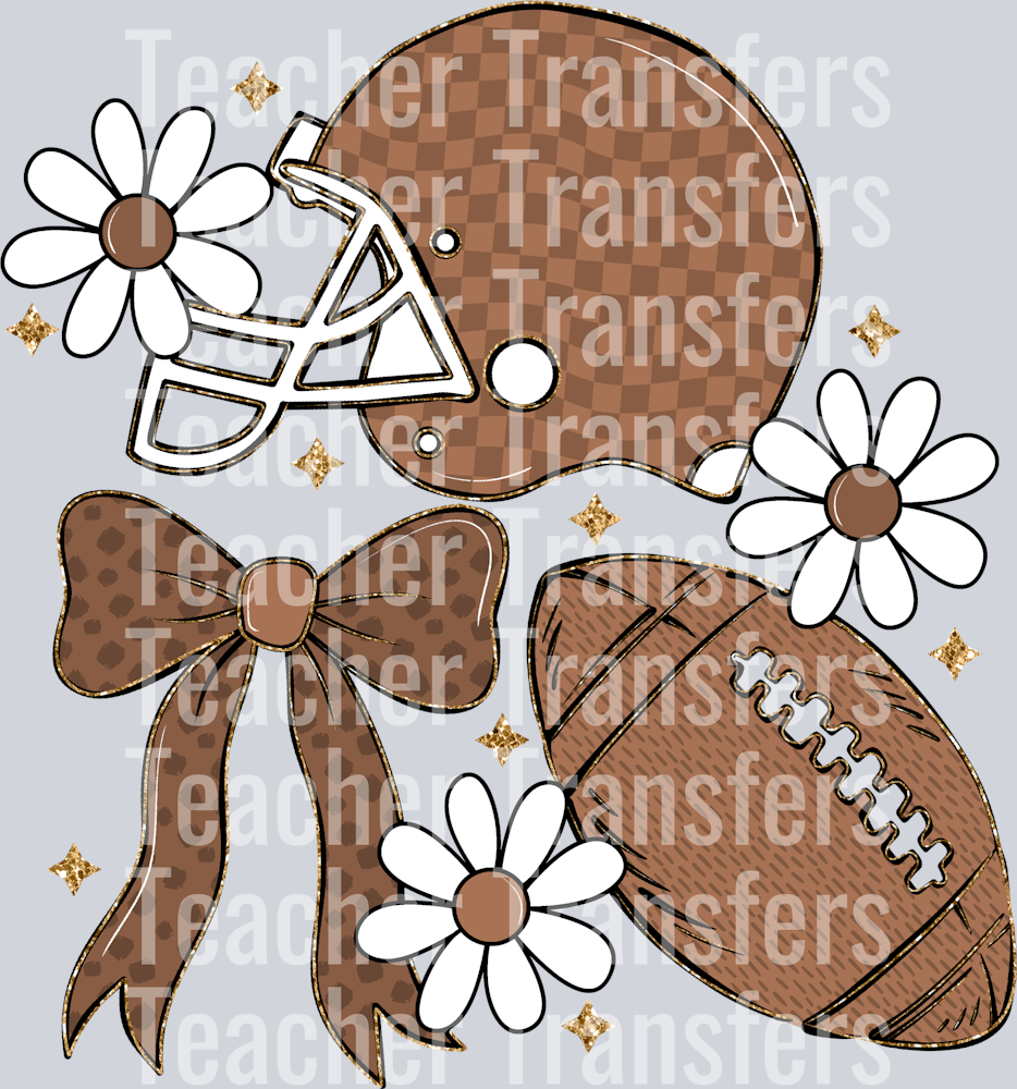FOOTBALL BOW COLLAGE