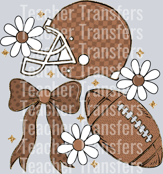 FOOTBALL BOW COLLAGE