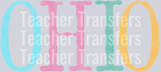 Watercolor States OHIO