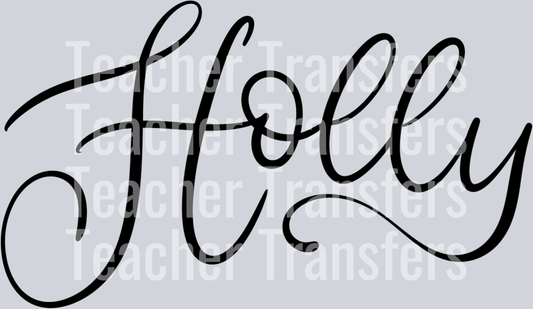Holly Lettering Only